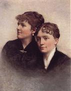 A. Bryan Wall Wife and Sister France oil painting artist